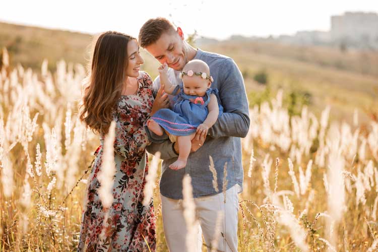 Ensaio fotográfico família ao ar livre