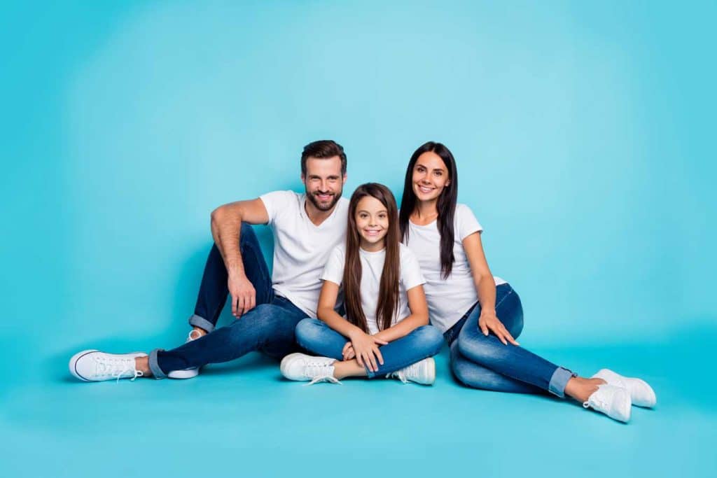 Ensaio fotográfico família em Estúdio em São Paulo - SP