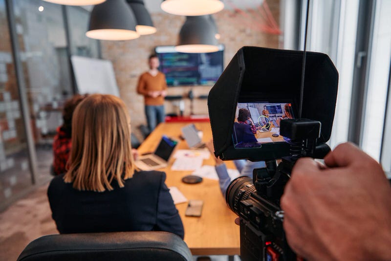 Estúdio para gravação de videoaula