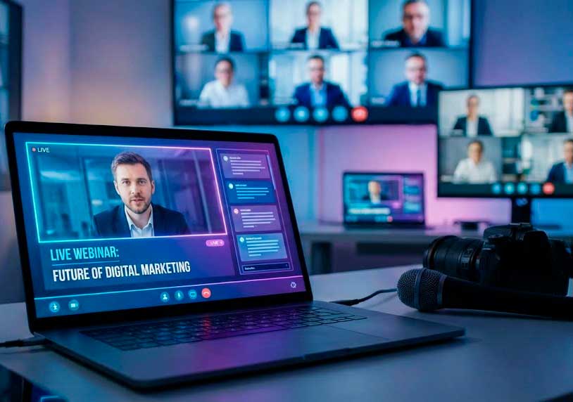 Empresa de Webinar Online Perto de Mim