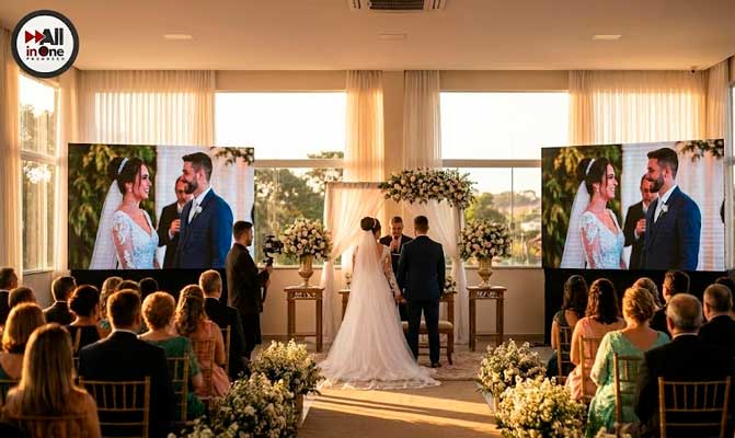 Transmissão ao vivo para Casamentos e eventos 