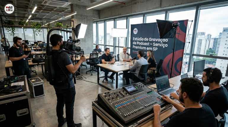 Gravar Podcast em São Paulo