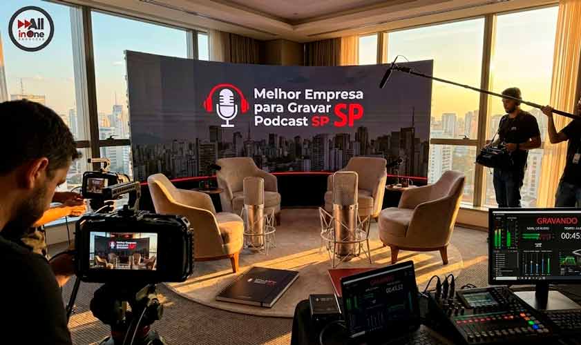 All In One Producer - Melhor empresa para gravar podcast SP