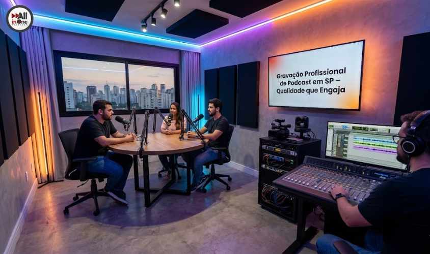 Gravação Profissional de Podcast em São Paulo