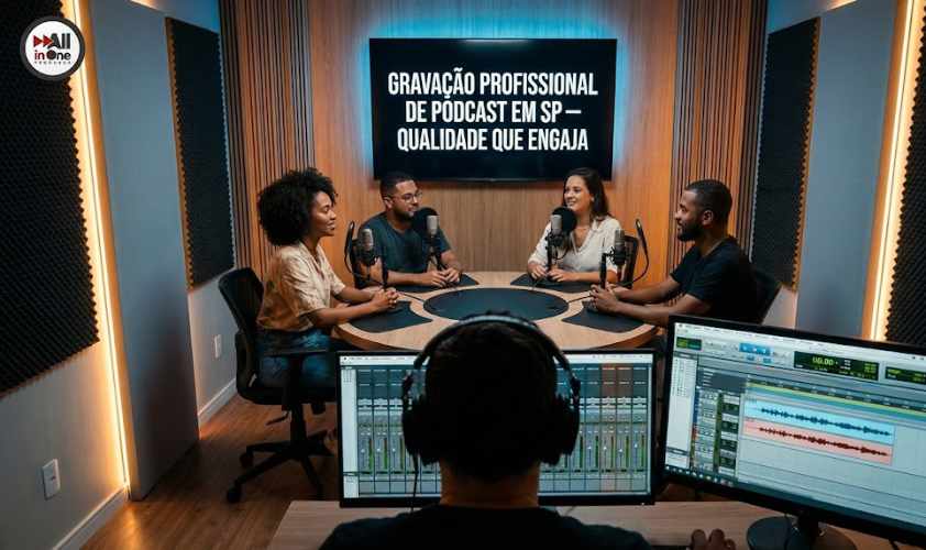 Gravação profissional de qualidade em São Paulo