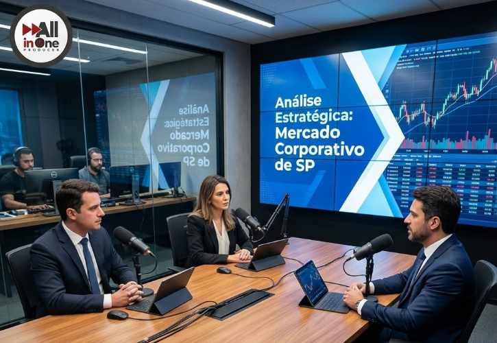 Gravar podcast corporativo SP