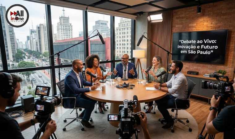 Melhor empresa de gravação de podcast São Paulo