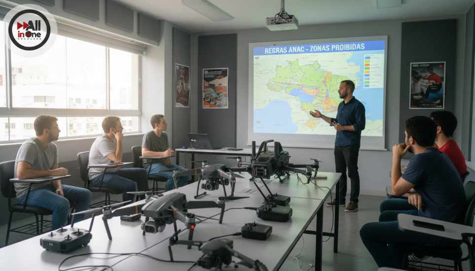 Curso de Drone em grupos presencial SP