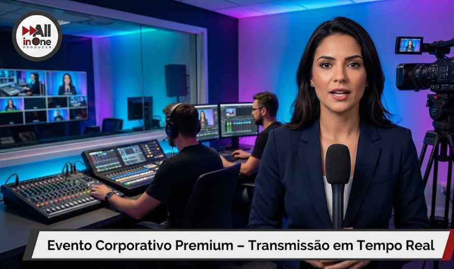 Transmissão ao vivo empresas em Estúdio de Gravação