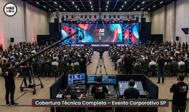 Transmissão ao vivo eventos corporativos SP