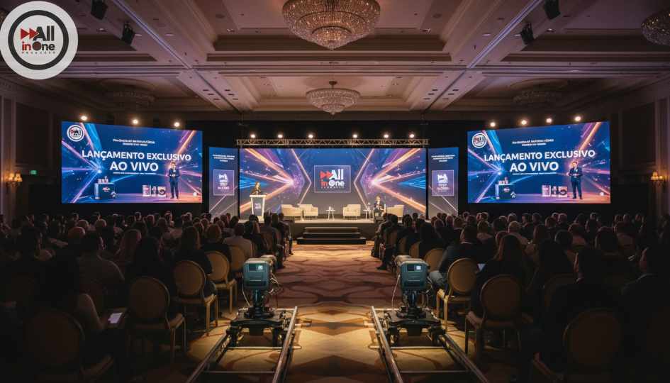 Transmissão de eventos de lançamentos em São Paulo