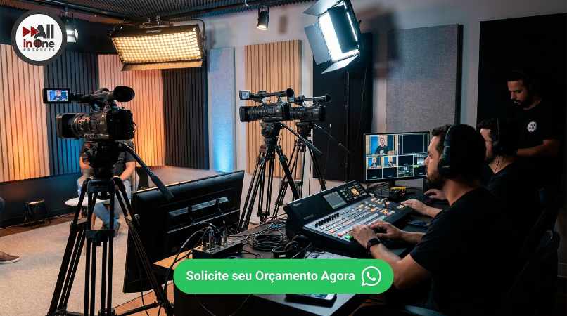 Transmissão ao vivo em Estúdio - Orçamento Whatsapp!