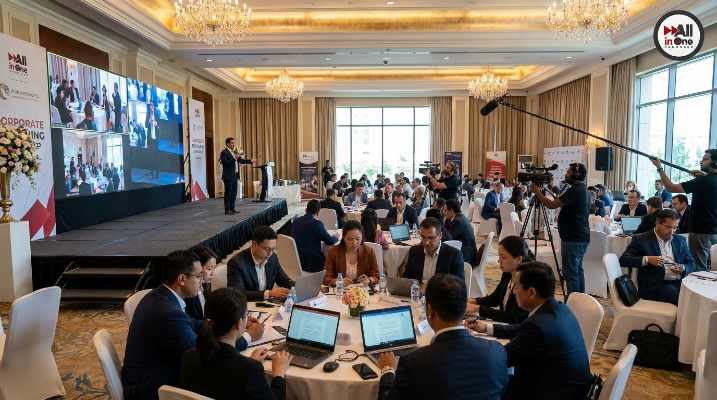 Gravação de eventos corporativos em Hotéis em São Paulo