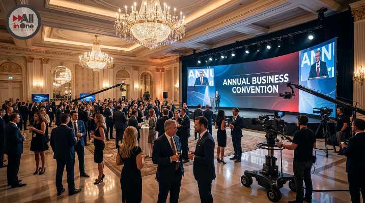 Gravação de eventos corporativos em São Paulo